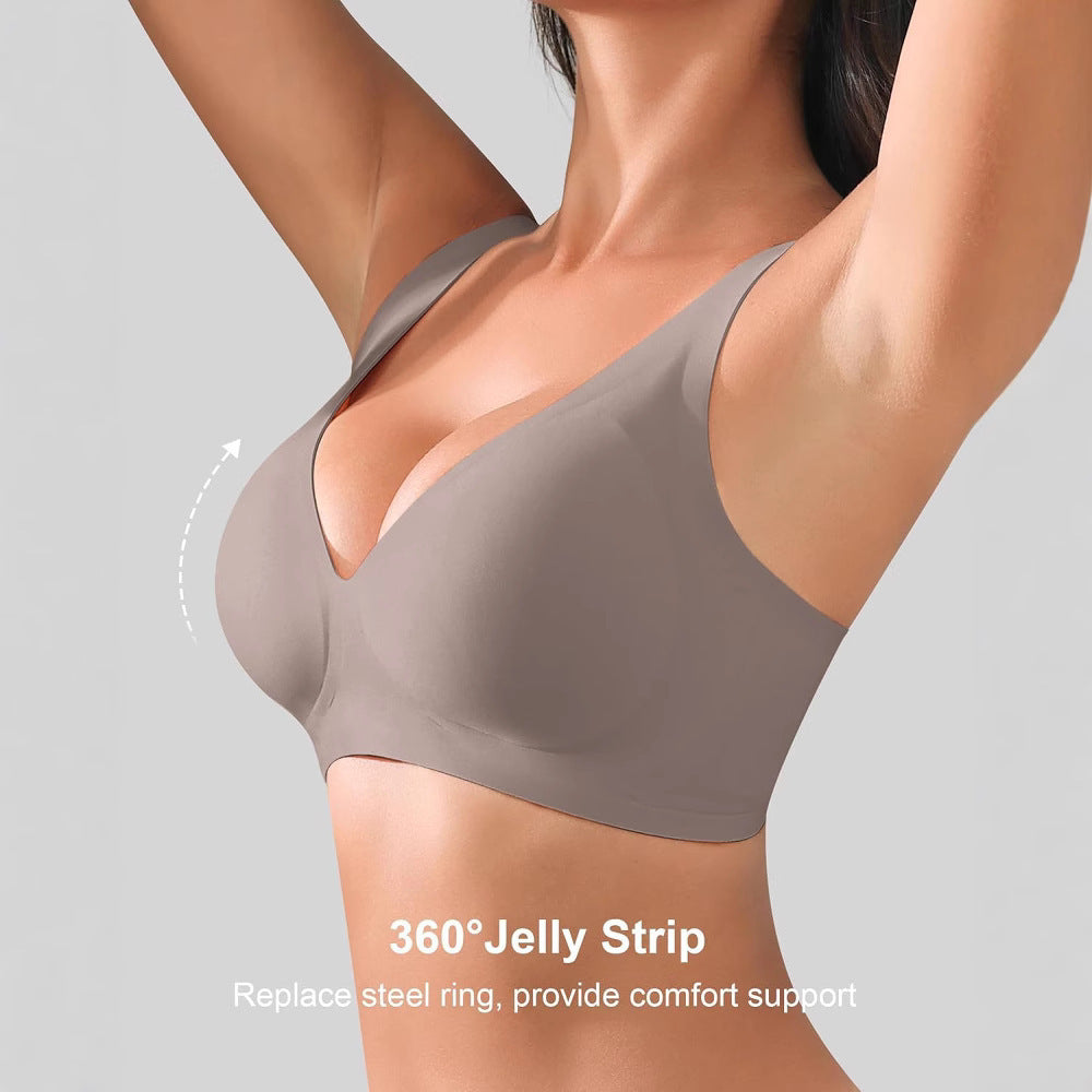 Black seamless push-up bra for women – size 34B High-waist maternity leggings with belly support – grey Adjustable summer straw hat with ribbon for women