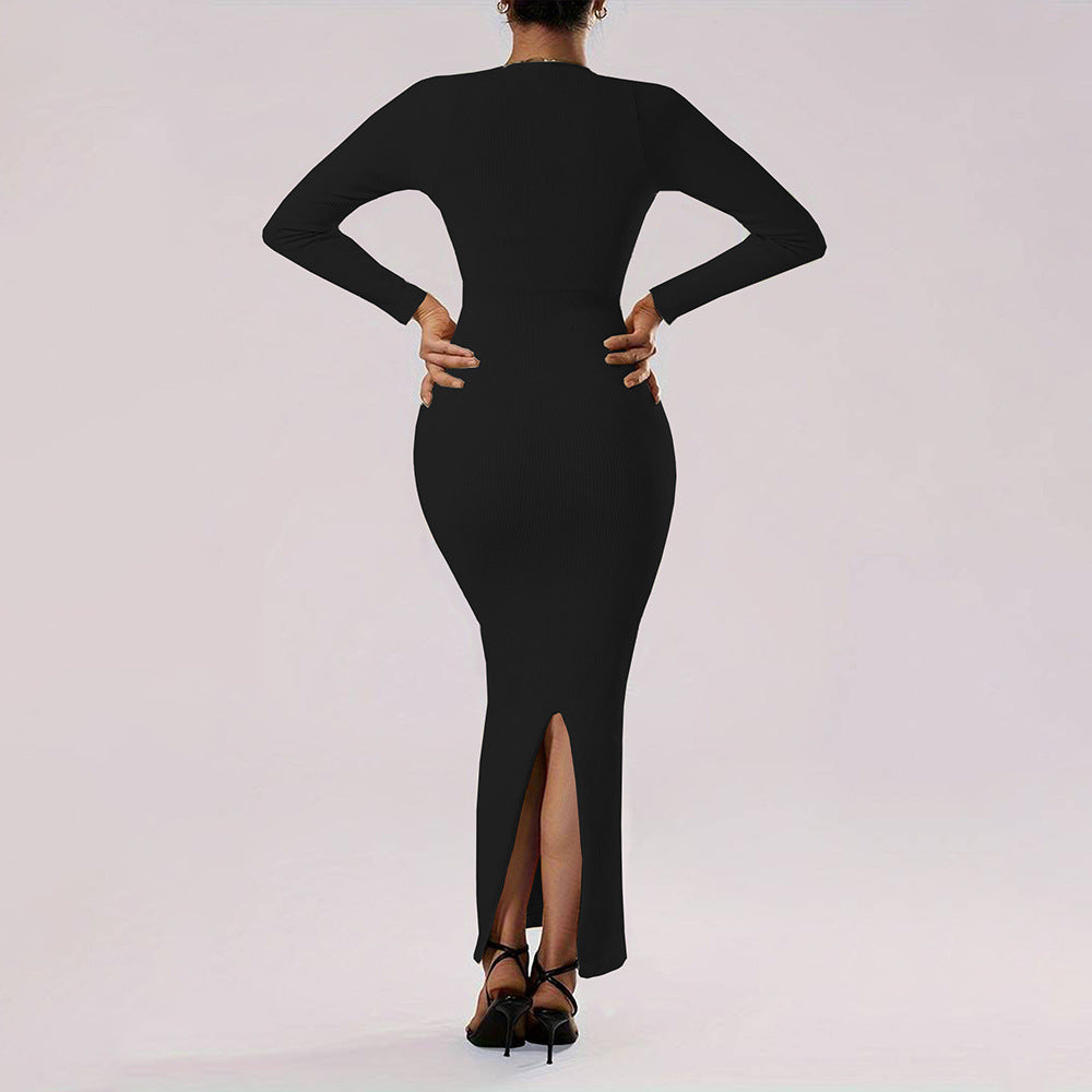 Dress Autumn And Winter Sheath Dress