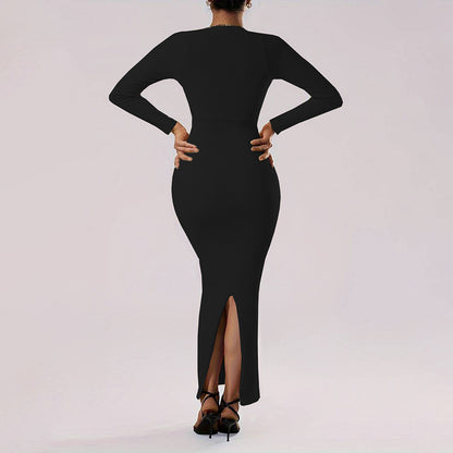Dress Autumn And Winter Sheath Dress