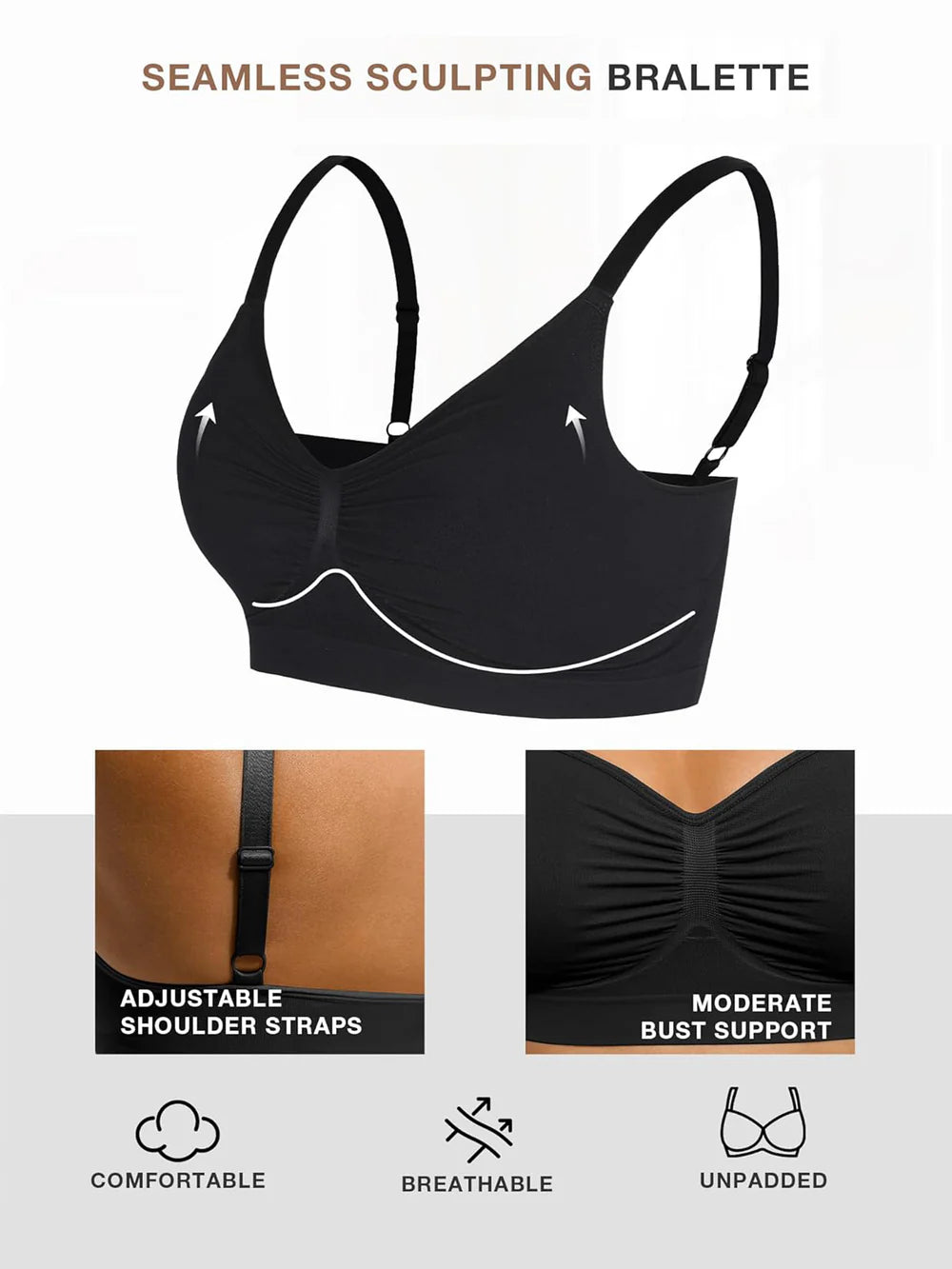 SWITCHSLIM®  Smooth Seamless Wireless Bra Bundle