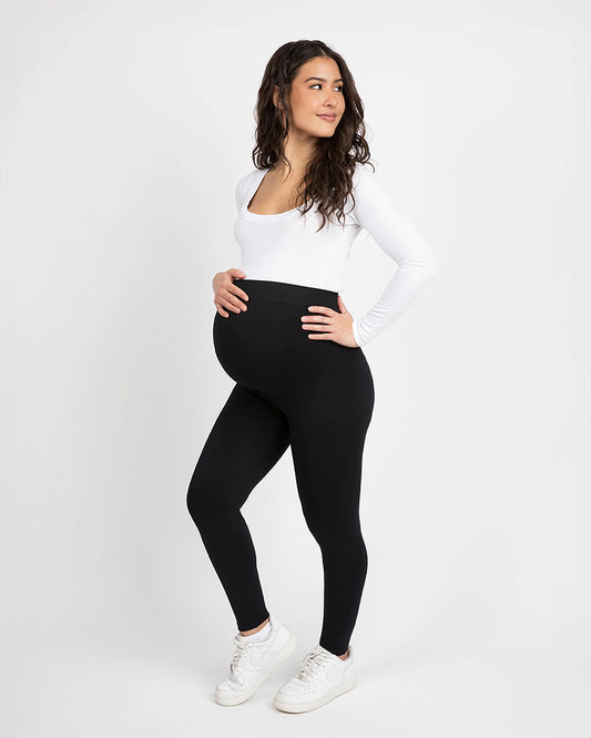 Maternity Leggings with Gentle Belly Support
