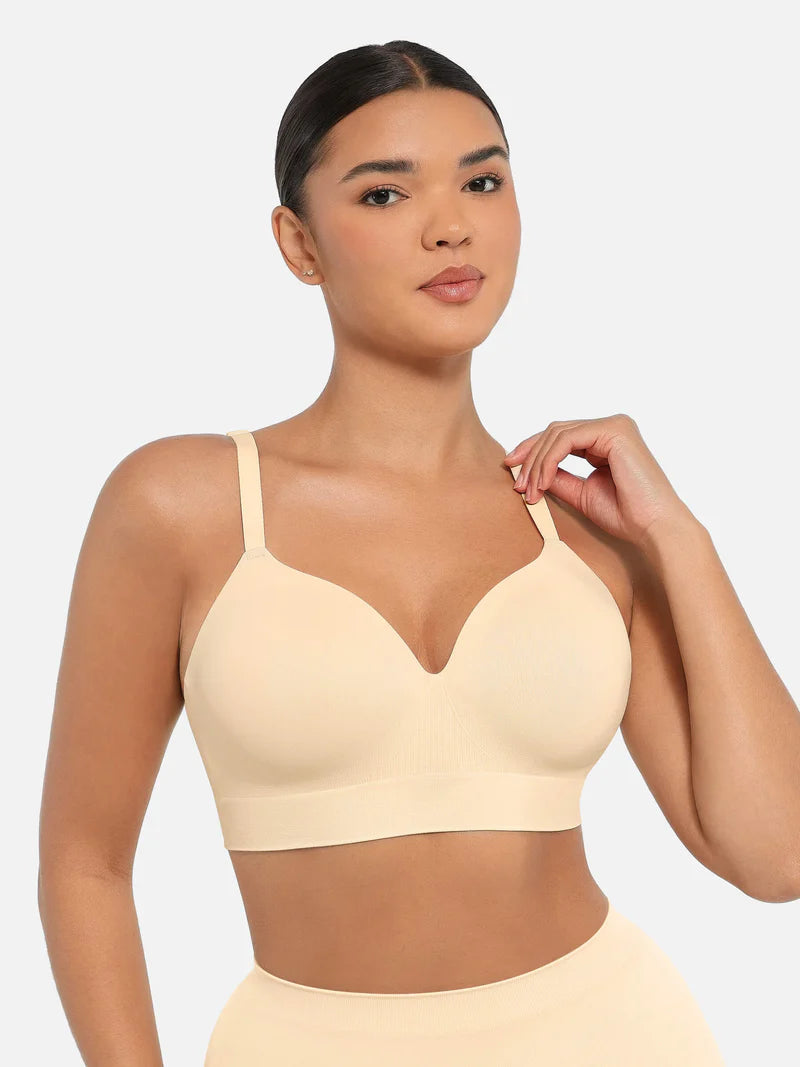 Black seamless push-up bra for women – size 34B High-waist maternity leggings with belly support – grey Adjustable summer straw hat with ribbon for women