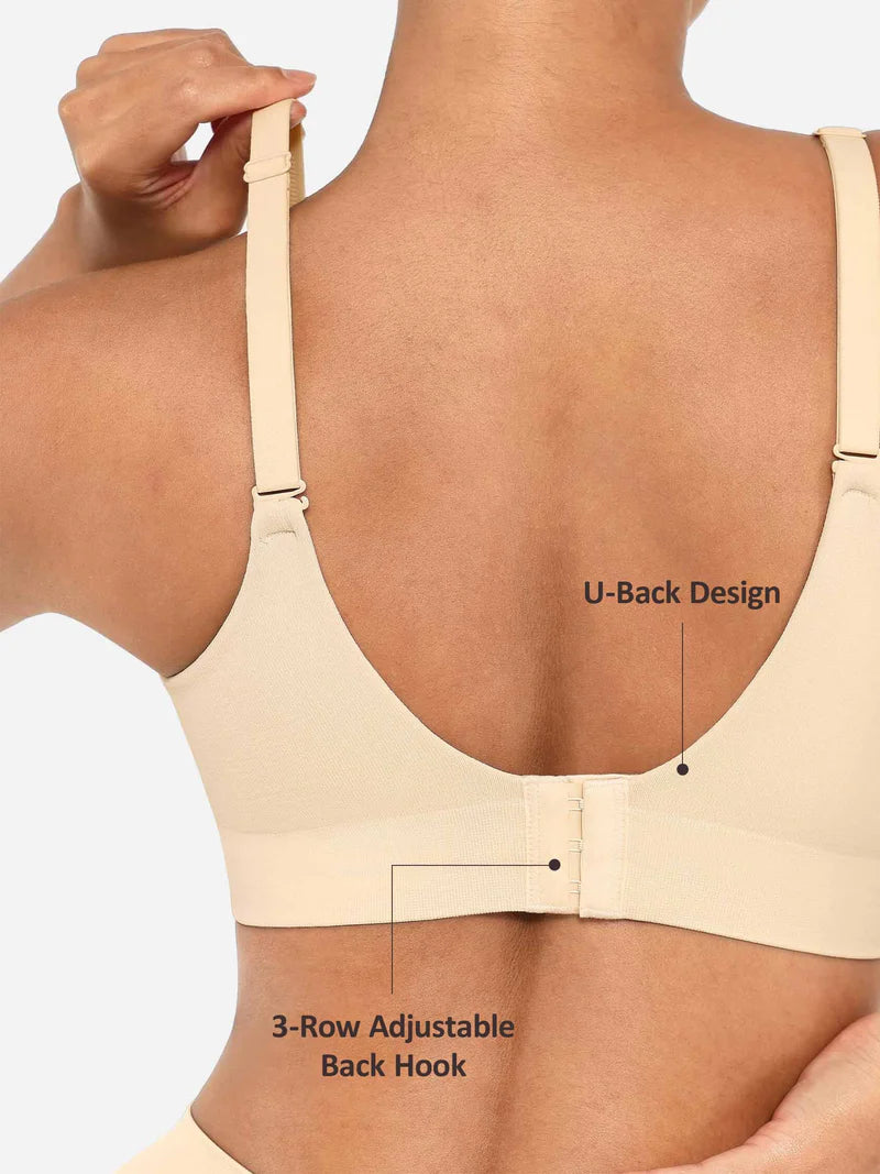 Black seamless push-up bra for women – size 34B High-waist maternity leggings with belly support – grey Adjustable summer straw hat with ribbon for women