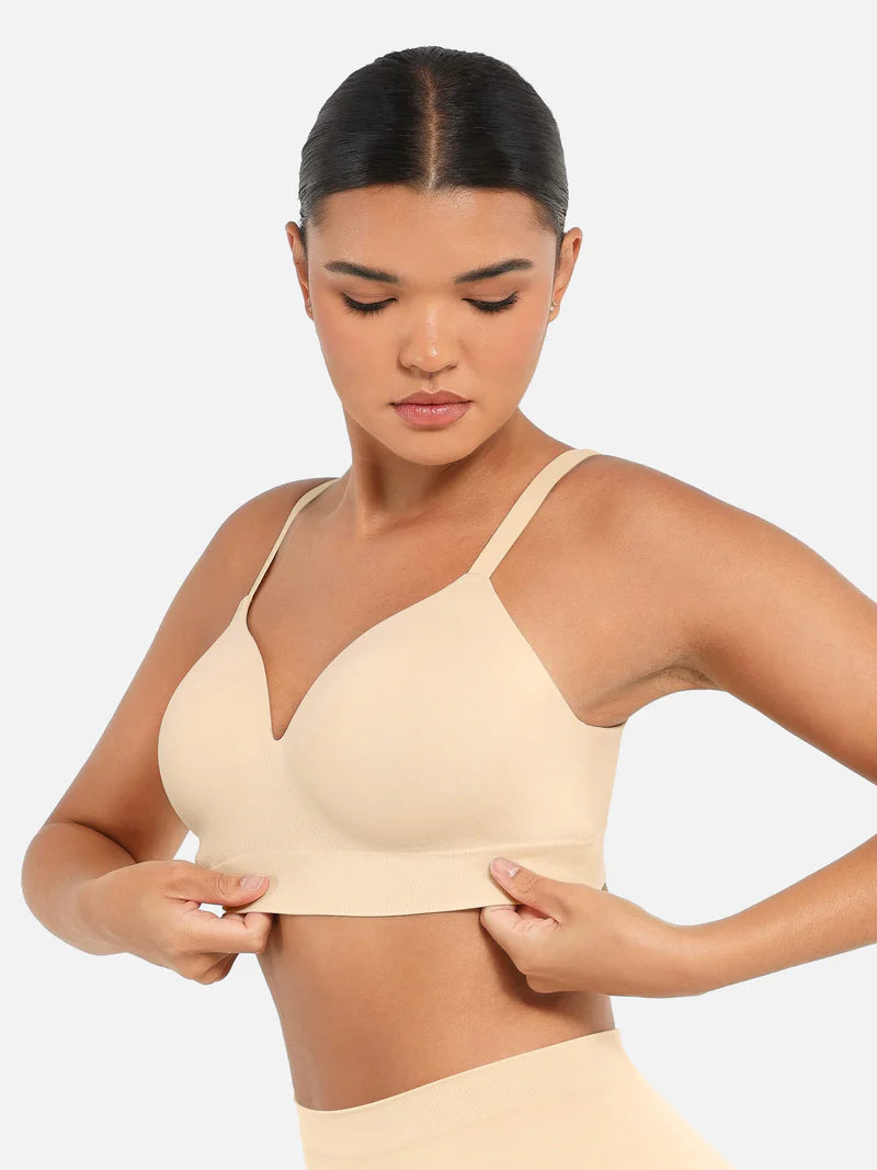 Black seamless push-up bra for women – size 34B High-waist maternity leggings with belly support – grey Adjustable summer straw hat with ribbon for women